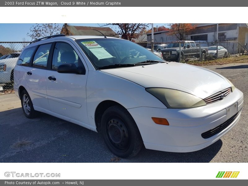 Cloud 9 White / Medium Graphite 2003 Ford Focus ZTW Wagon