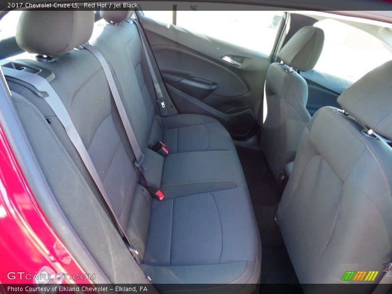 Red Hot / Jet Black 2017 Chevrolet Cruze LS