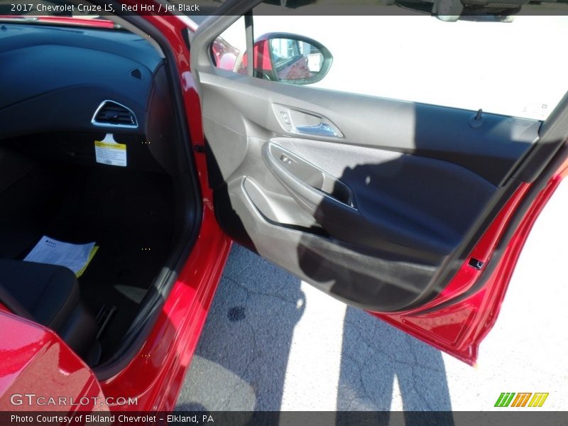 Red Hot / Jet Black 2017 Chevrolet Cruze LS