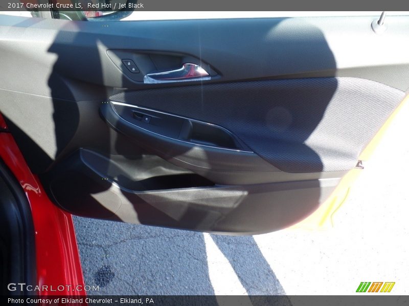 Red Hot / Jet Black 2017 Chevrolet Cruze LS