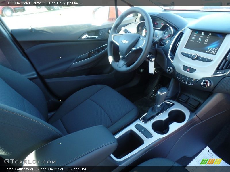 Red Hot / Jet Black 2017 Chevrolet Cruze LS