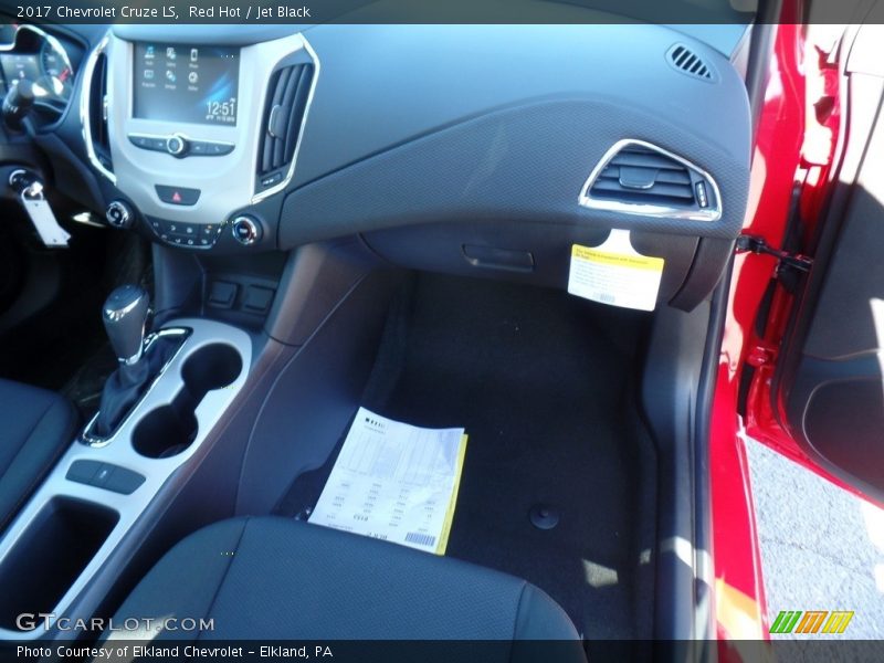Red Hot / Jet Black 2017 Chevrolet Cruze LS
