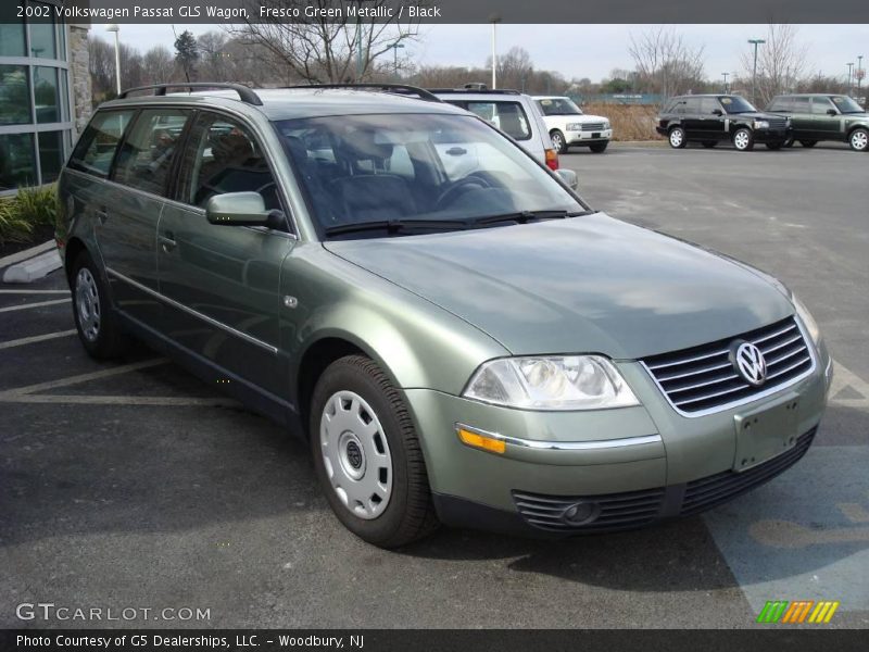 Fresco Green Metallic / Black 2002 Volkswagen Passat GLS Wagon