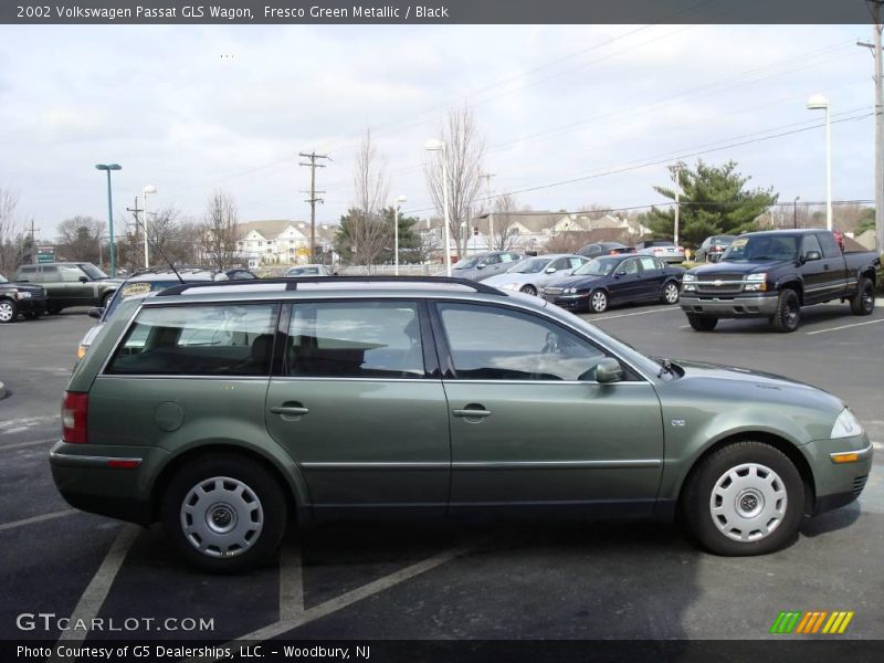 Fresco Green Metallic / Black 2002 Volkswagen Passat GLS Wagon