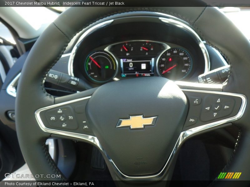 Iridescent Pearl Tricoat / Jet Black 2017 Chevrolet Malibu Hybrid