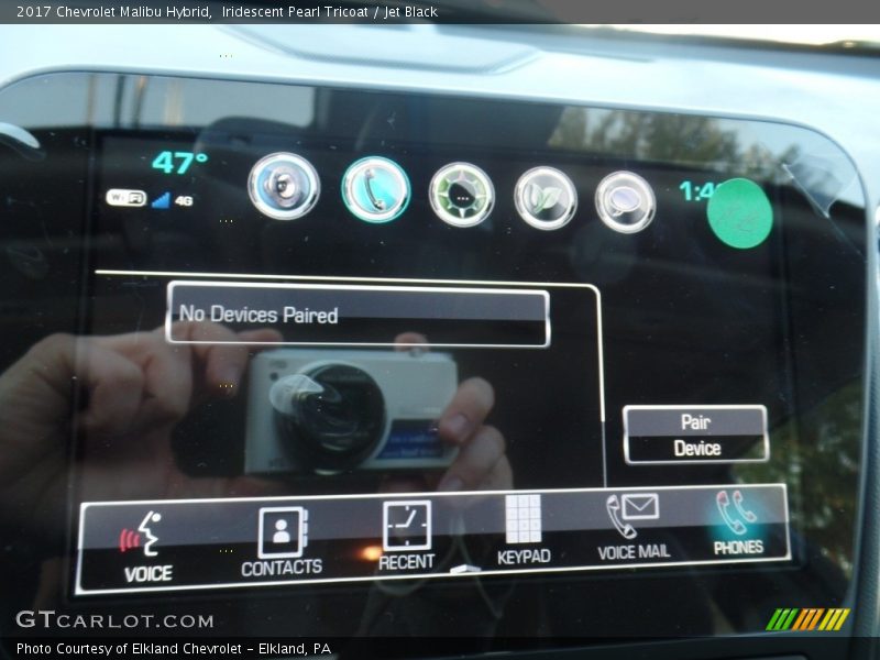 Iridescent Pearl Tricoat / Jet Black 2017 Chevrolet Malibu Hybrid