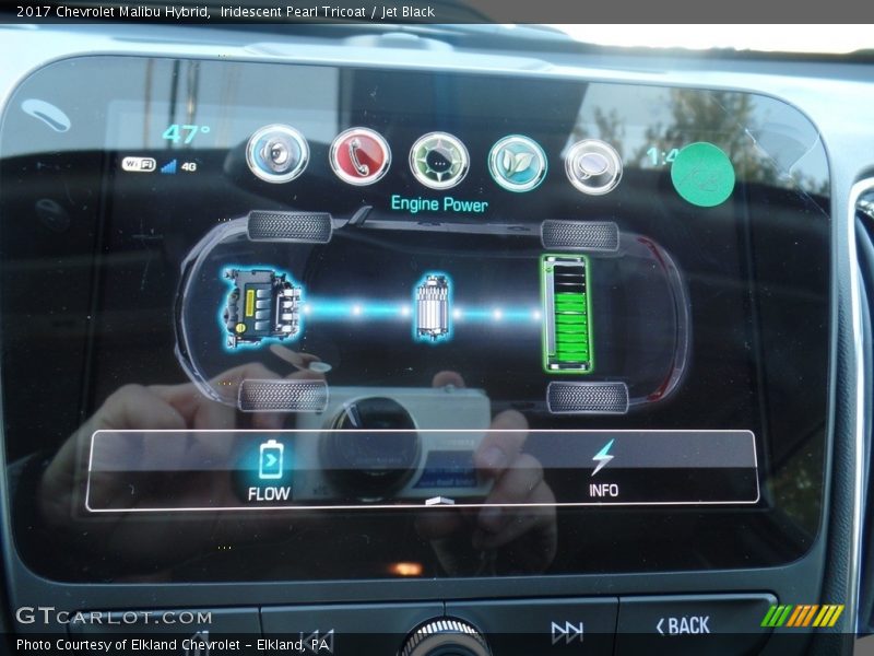 Iridescent Pearl Tricoat / Jet Black 2017 Chevrolet Malibu Hybrid