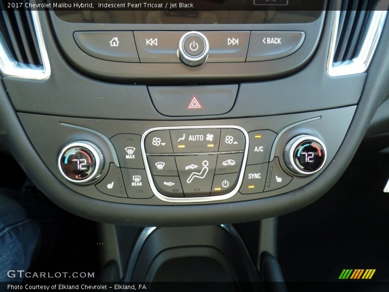 Iridescent Pearl Tricoat / Jet Black 2017 Chevrolet Malibu Hybrid
