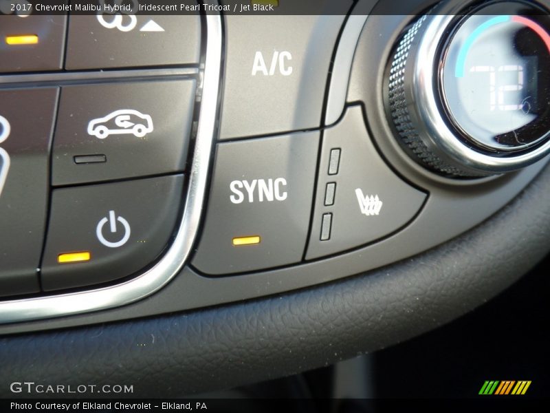 Iridescent Pearl Tricoat / Jet Black 2017 Chevrolet Malibu Hybrid
