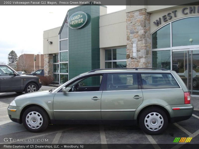 Fresco Green Metallic / Black 2002 Volkswagen Passat GLS Wagon