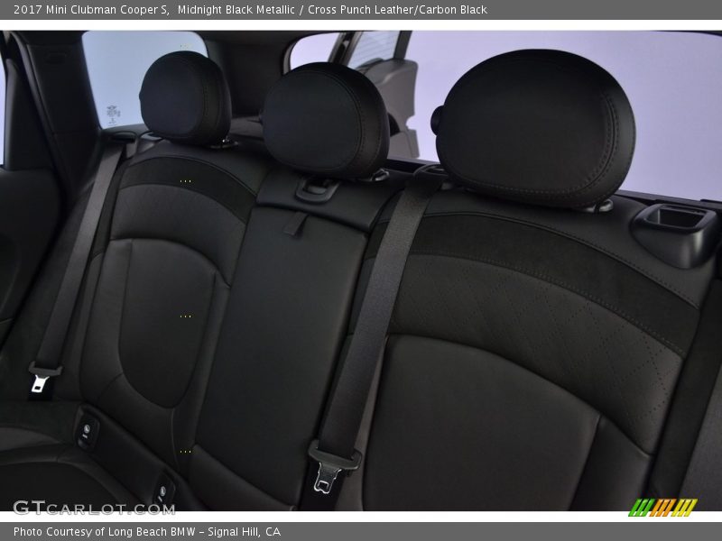 Midnight Black Metallic / Cross Punch Leather/Carbon Black 2017 Mini Clubman Cooper S