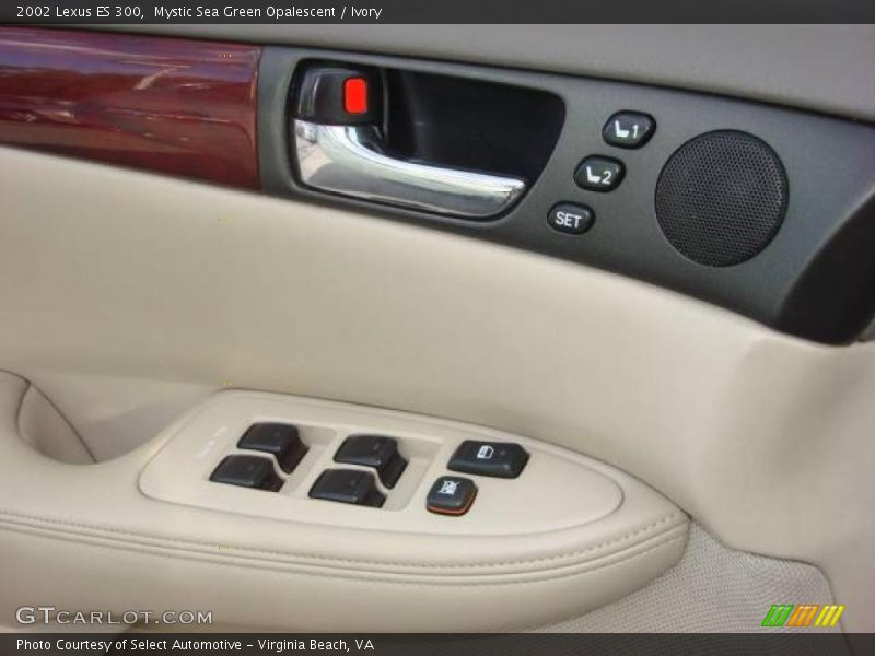 Mystic Sea Green Opalescent / Ivory 2002 Lexus ES 300