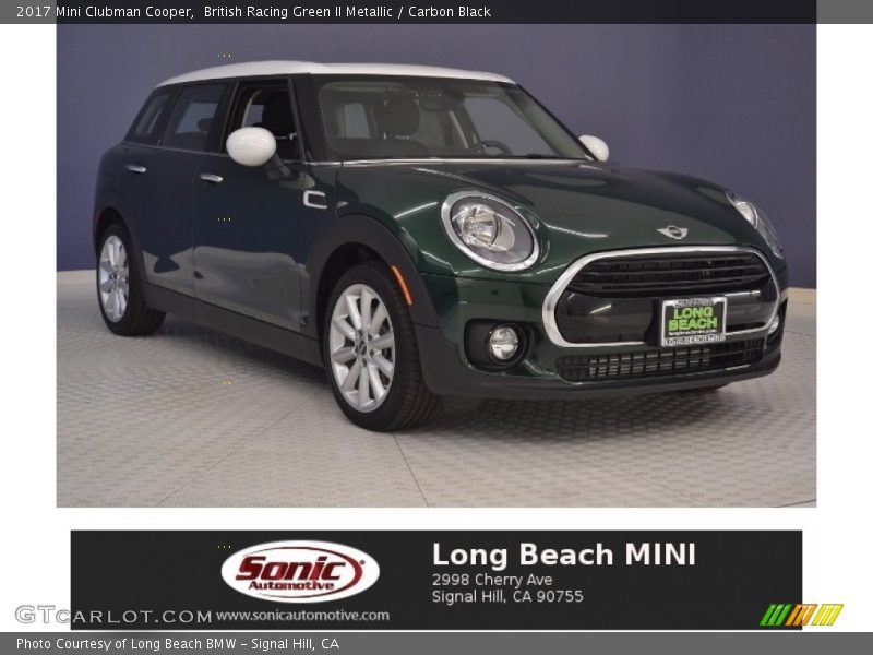 British Racing Green II Metallic / Carbon Black 2017 Mini Clubman Cooper