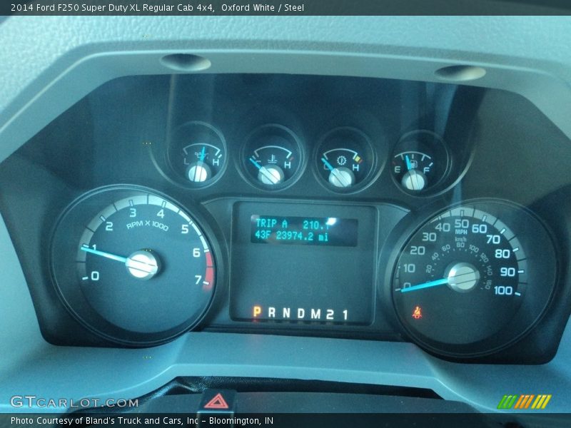 Oxford White / Steel 2014 Ford F250 Super Duty XL Regular Cab 4x4