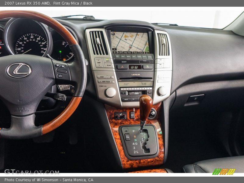 Flint Gray Mica / Black 2007 Lexus RX 350 AWD