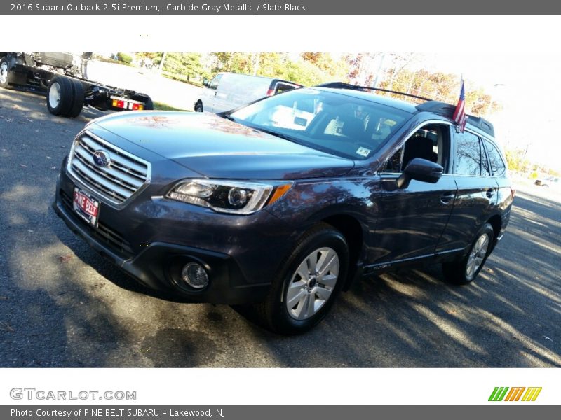 Carbide Gray Metallic / Slate Black 2016 Subaru Outback 2.5i Premium