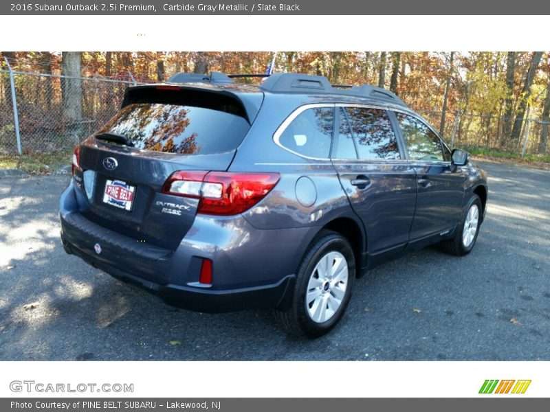 Carbide Gray Metallic / Slate Black 2016 Subaru Outback 2.5i Premium