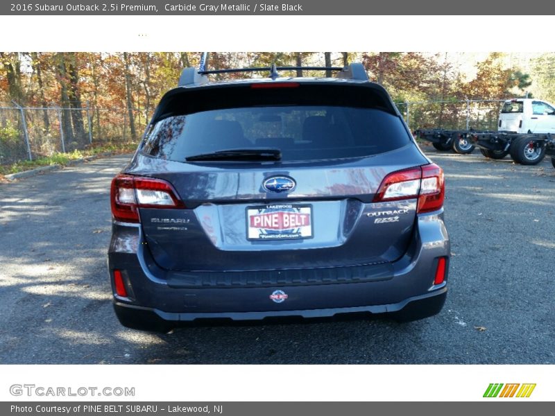 Carbide Gray Metallic / Slate Black 2016 Subaru Outback 2.5i Premium