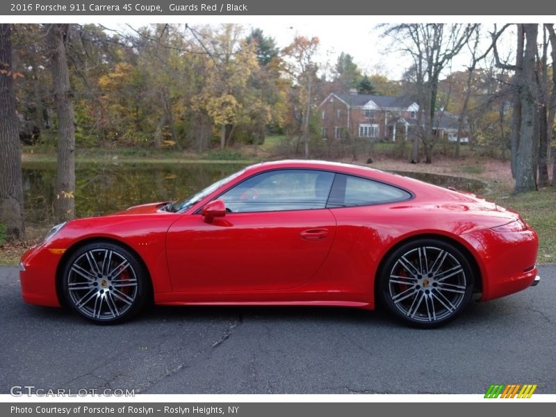 Guards Red / Black 2016 Porsche 911 Carrera 4S Coupe