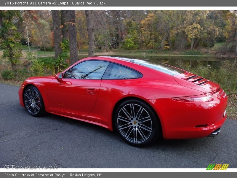 Guards Red / Black 2016 Porsche 911 Carrera 4S Coupe