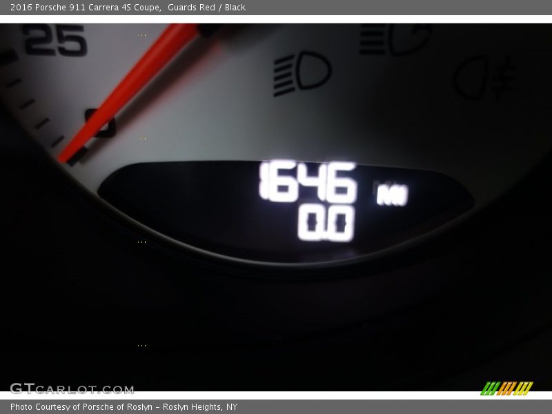 Guards Red / Black 2016 Porsche 911 Carrera 4S Coupe