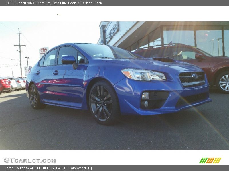 WR Blue Pearl / Carbon Black 2017 Subaru WRX Premium