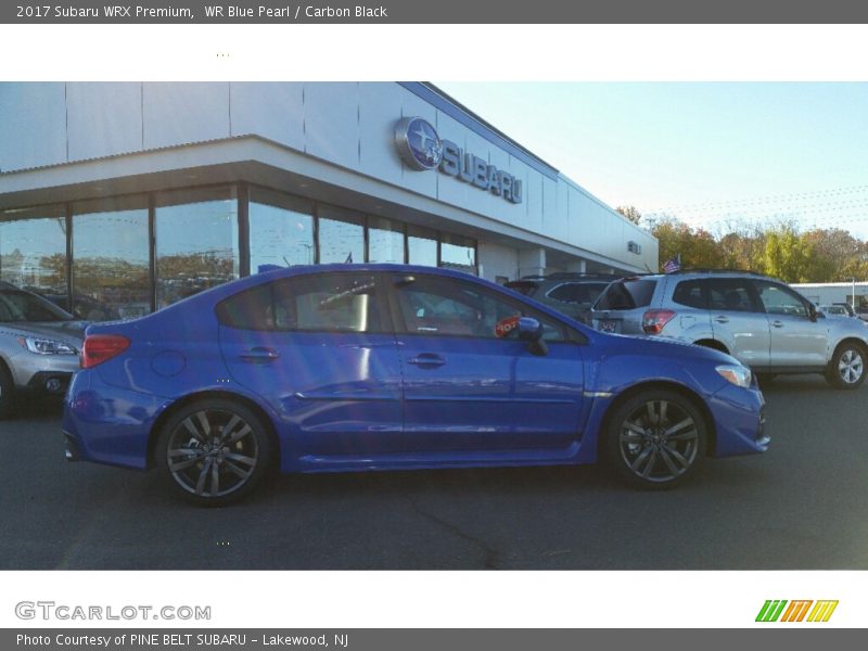 WR Blue Pearl / Carbon Black 2017 Subaru WRX Premium