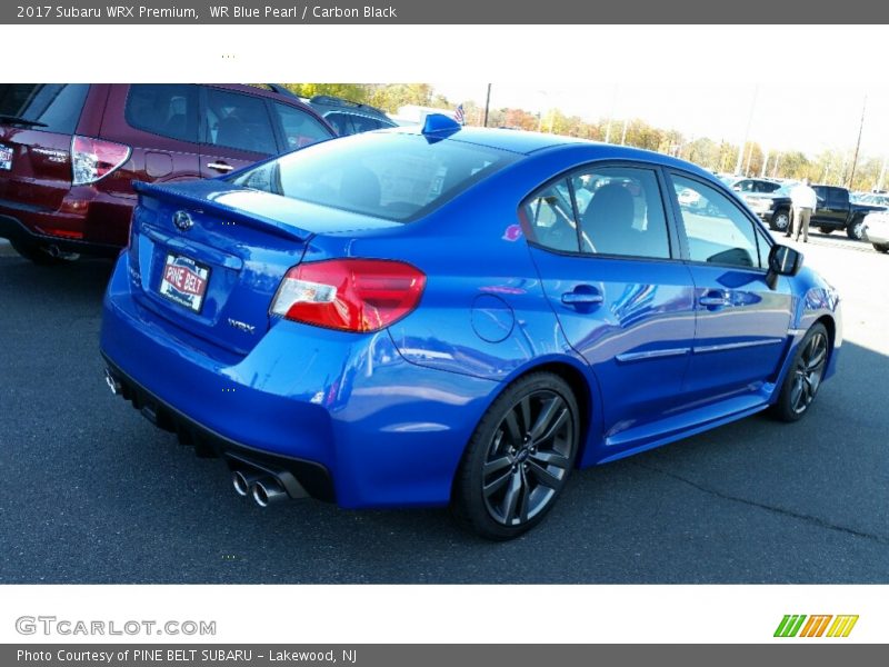 WR Blue Pearl / Carbon Black 2017 Subaru WRX Premium