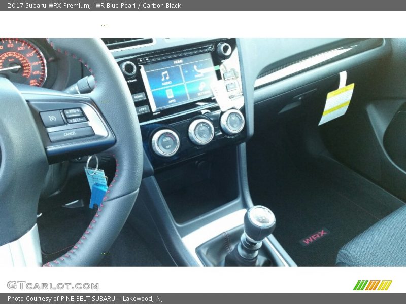 WR Blue Pearl / Carbon Black 2017 Subaru WRX Premium
