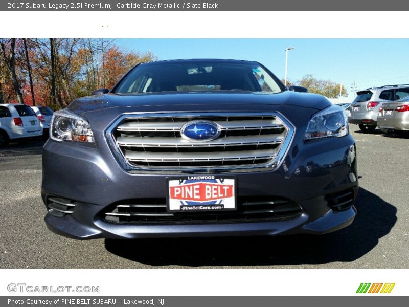 Carbide Gray Metallic / Slate Black 2017 Subaru Legacy 2.5i Premium