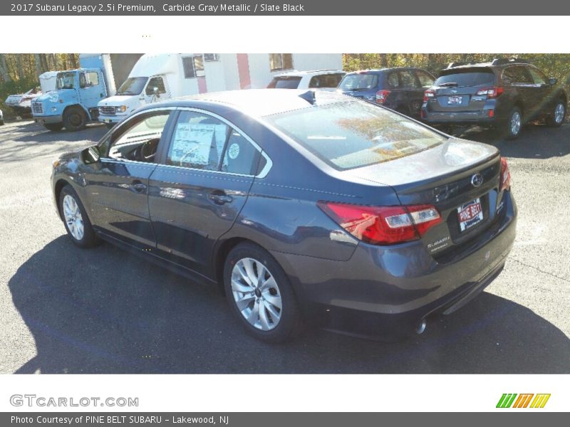 Carbide Gray Metallic / Slate Black 2017 Subaru Legacy 2.5i Premium