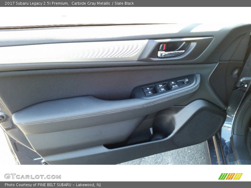 Carbide Gray Metallic / Slate Black 2017 Subaru Legacy 2.5i Premium