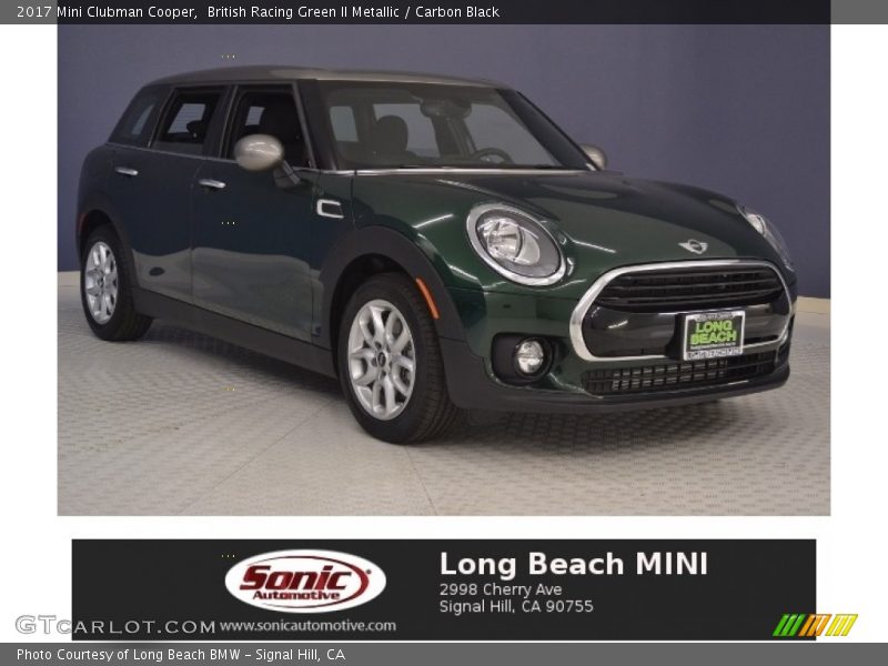 British Racing Green II Metallic / Carbon Black 2017 Mini Clubman Cooper