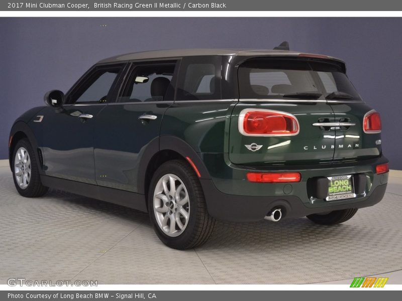 British Racing Green II Metallic / Carbon Black 2017 Mini Clubman Cooper