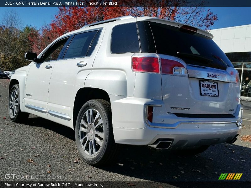 White Frost Tricoat / Jet Black 2017 GMC Terrain Denali AWD