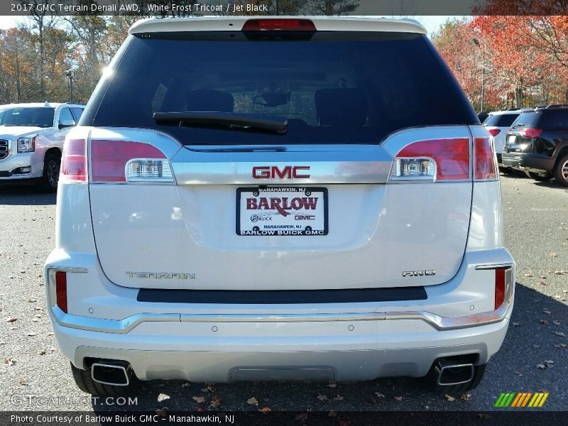 White Frost Tricoat / Jet Black 2017 GMC Terrain Denali AWD