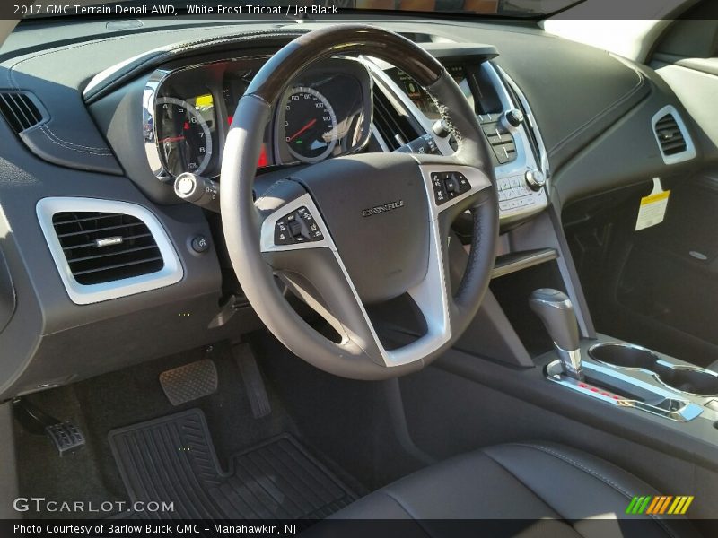White Frost Tricoat / Jet Black 2017 GMC Terrain Denali AWD