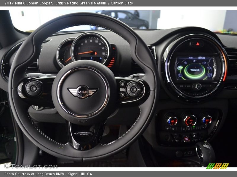 British Racing Green II Metallic / Carbon Black 2017 Mini Clubman Cooper