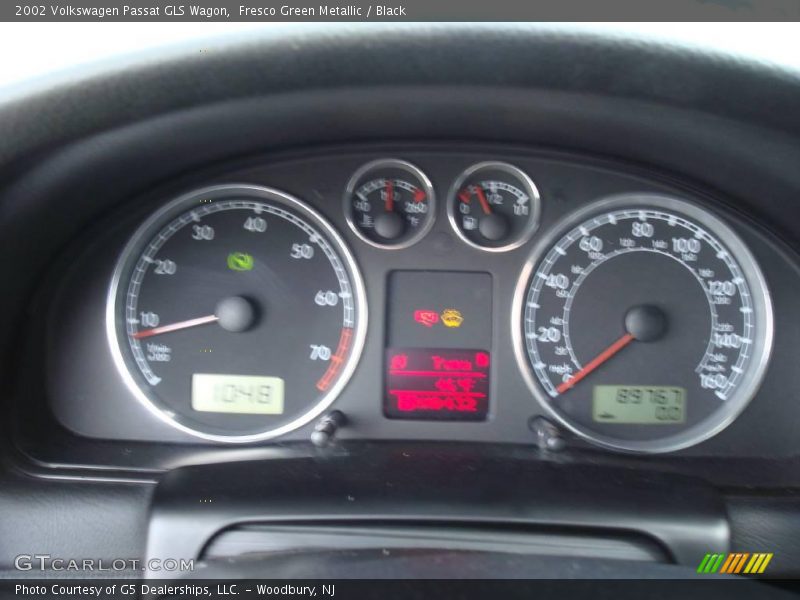 Fresco Green Metallic / Black 2002 Volkswagen Passat GLS Wagon