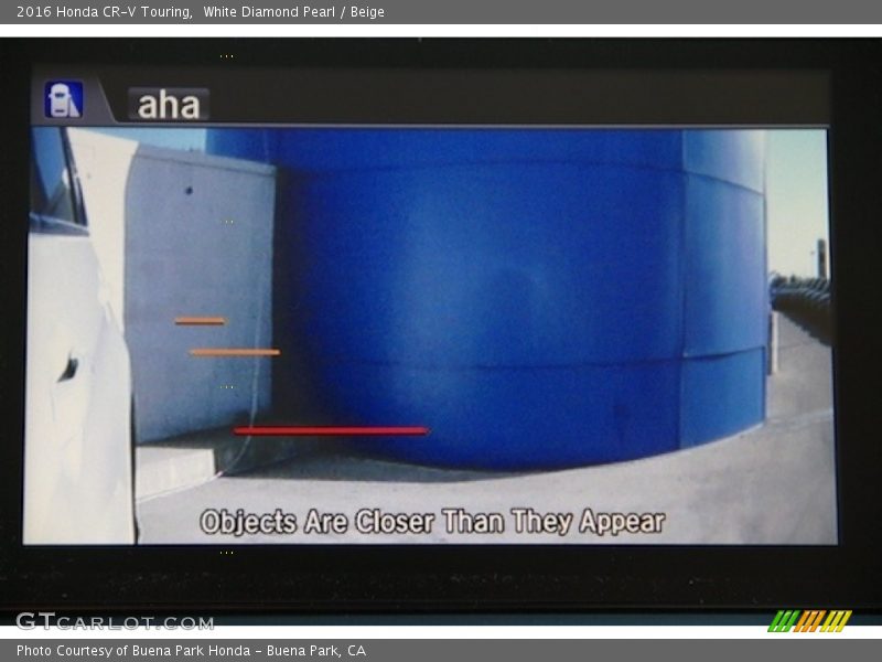 White Diamond Pearl / Beige 2016 Honda CR-V Touring