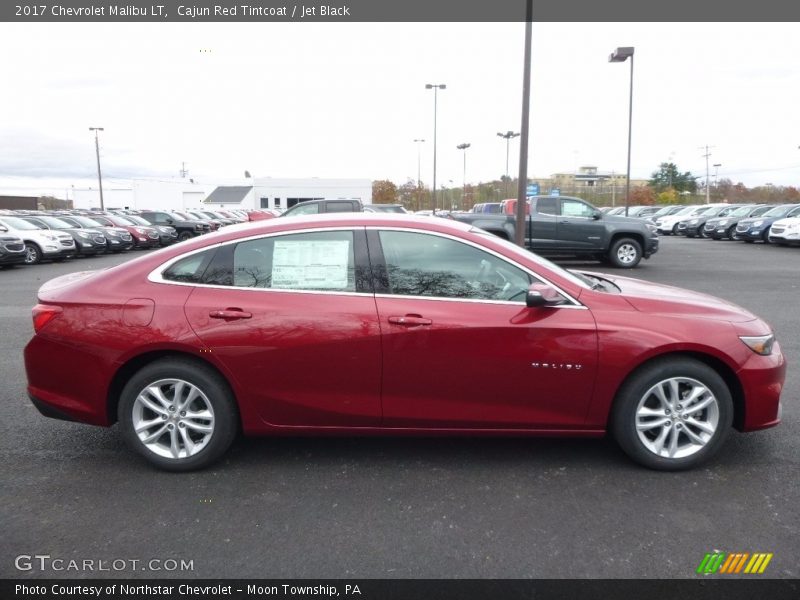 Cajun Red Tintcoat / Jet Black 2017 Chevrolet Malibu LT