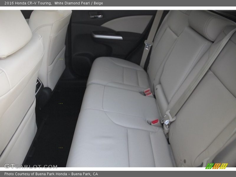 White Diamond Pearl / Beige 2016 Honda CR-V Touring