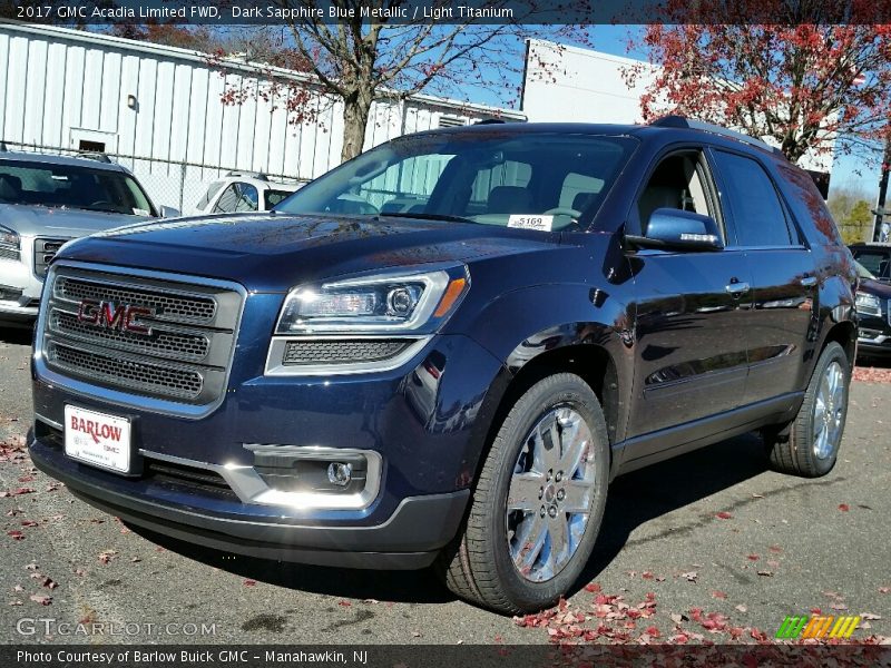 Dark Sapphire Blue Metallic / Light Titanium 2017 GMC Acadia Limited FWD
