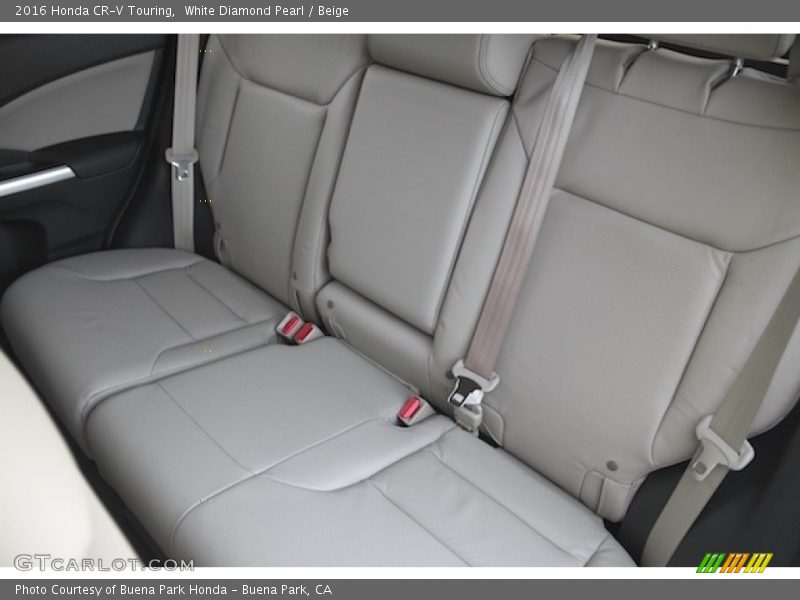 White Diamond Pearl / Beige 2016 Honda CR-V Touring