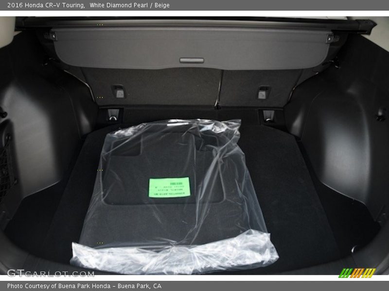 White Diamond Pearl / Beige 2016 Honda CR-V Touring