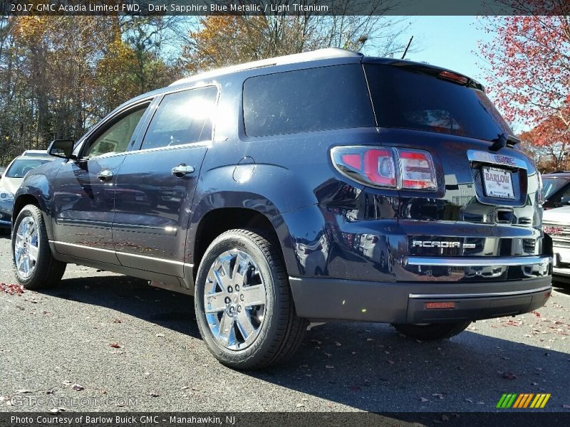 Dark Sapphire Blue Metallic / Light Titanium 2017 GMC Acadia Limited FWD