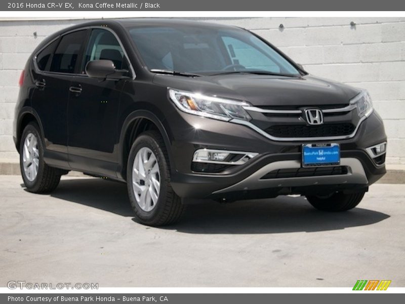 Kona Coffee Metallic / Black 2016 Honda CR-V EX