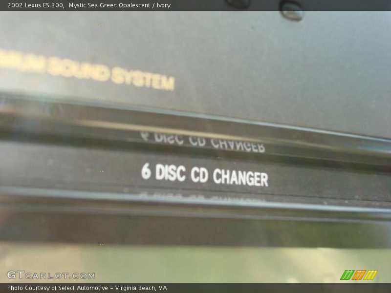 Mystic Sea Green Opalescent / Ivory 2002 Lexus ES 300