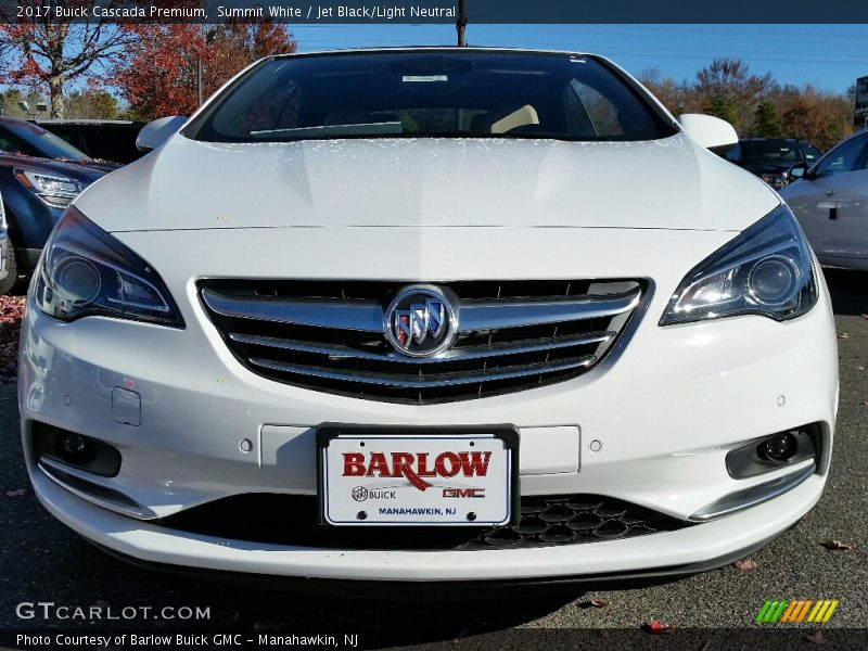 Summit White / Jet Black/Light Neutral 2017 Buick Cascada Premium