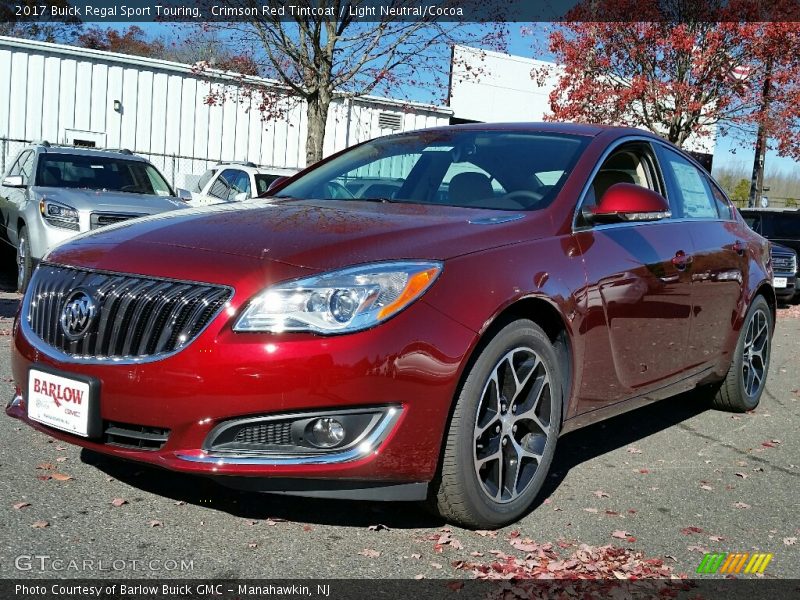 Crimson Red Tintcoat / Light Neutral/Cocoa 2017 Buick Regal Sport Touring